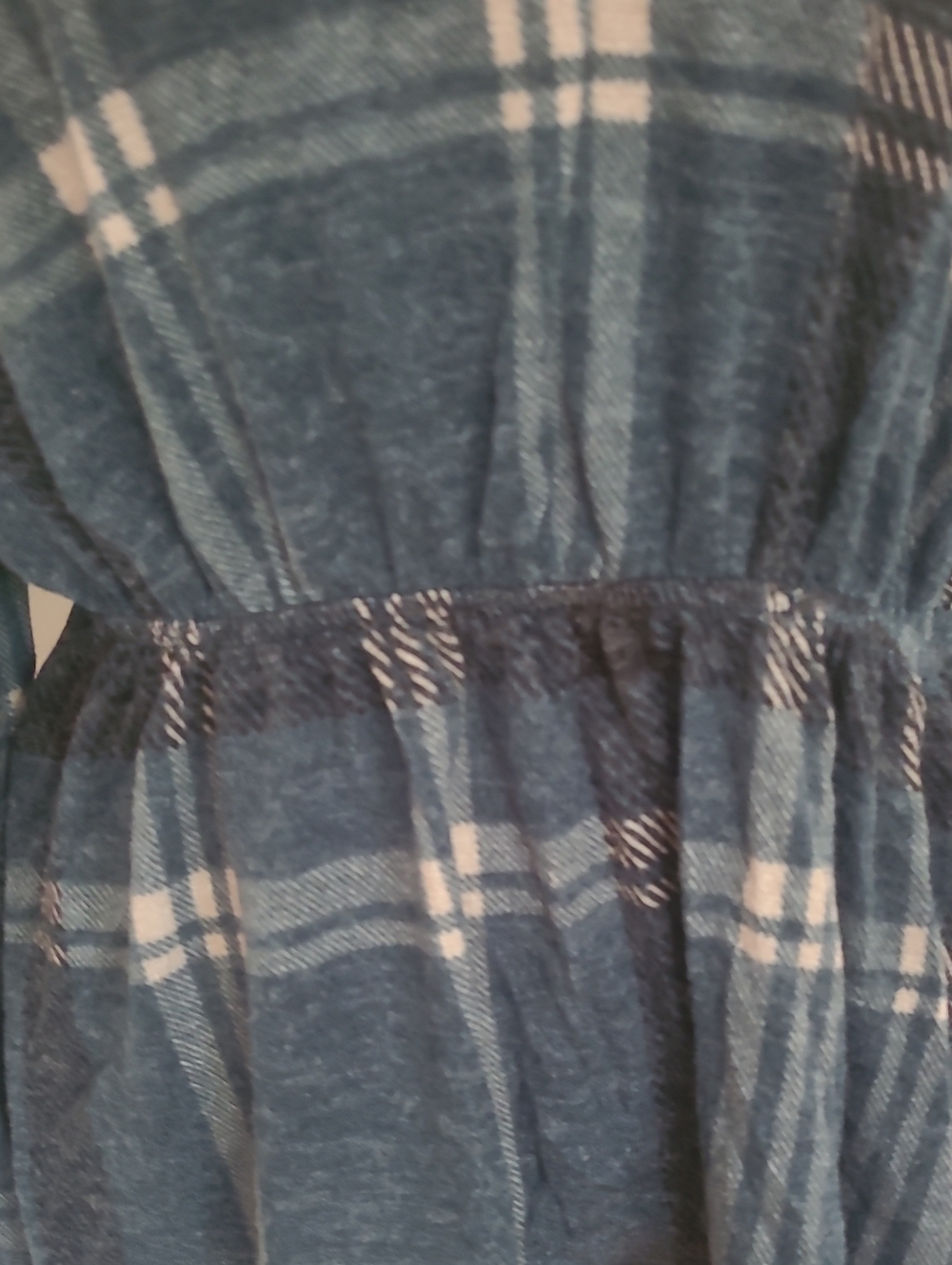Honeyme Curvy Plaid Flannel Top XL NWT - Picture 2 of 4